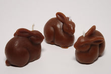 Load image into Gallery viewer, Beeswax Honey Bunny Candles