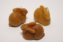 Load image into Gallery viewer, Beeswax Honey Bunny Candles