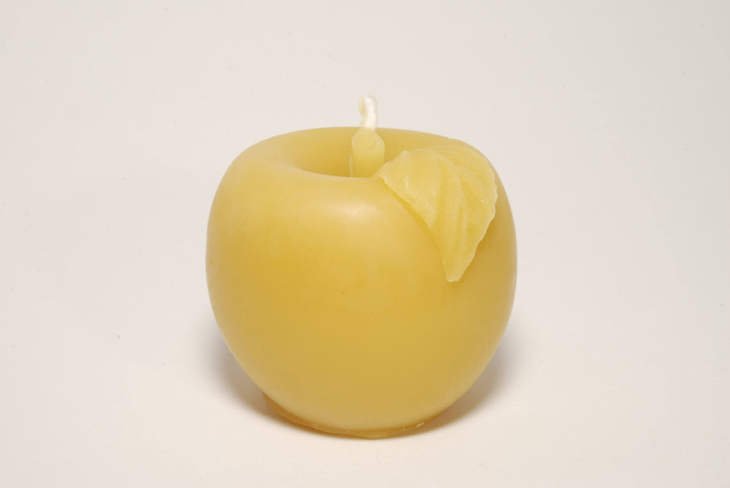 Beeswax Apple Candle - Pick Up Or In-Person Purchase Only!