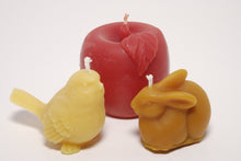 Load image into Gallery viewer, Beeswax Honey Bunny Candles