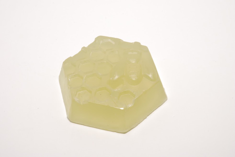 Hexagonal Lime and Honey Soap