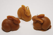 Load image into Gallery viewer, Beeswax Honey Bunny Candles
