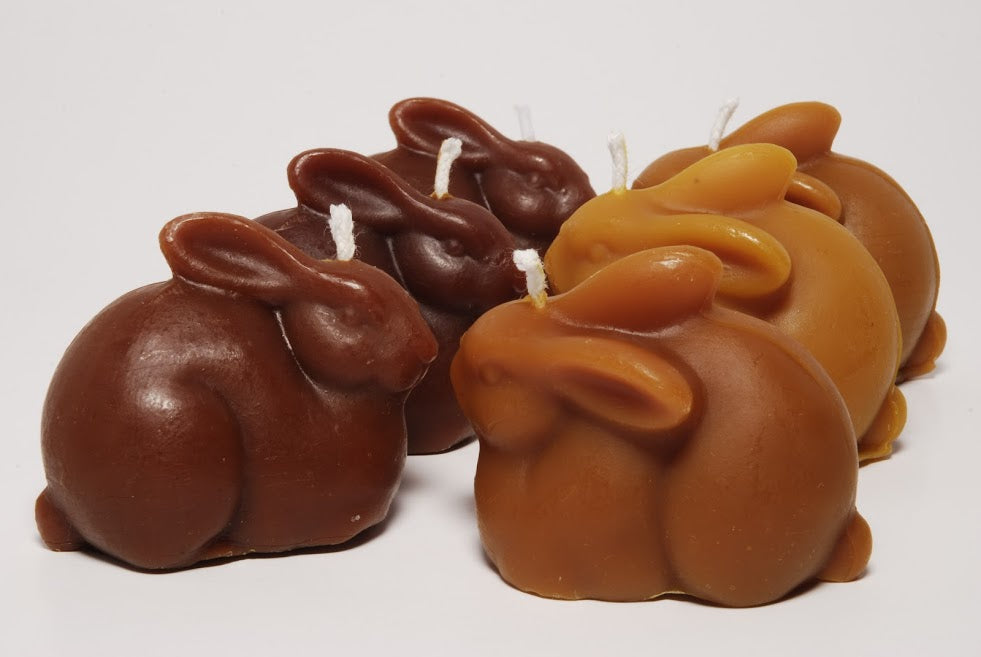 Beeswax Honey Bunny Candles